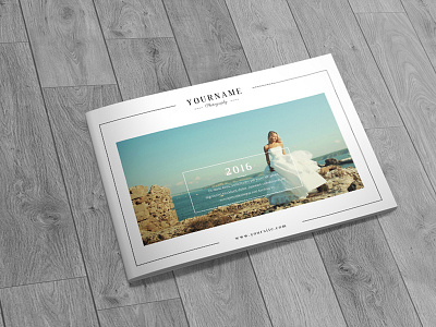 Wedding Photography A5 Catalog/Brochure | 24 Pages editbale photographer photography portfolio printable psd wedding brochure