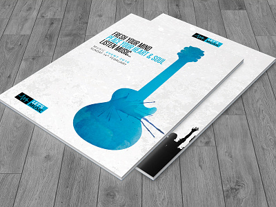 Music Festival Brochure+Ticket a5 a5 brochure clean fresh indesign template music music festival party event ticket psd template rock festival song concert