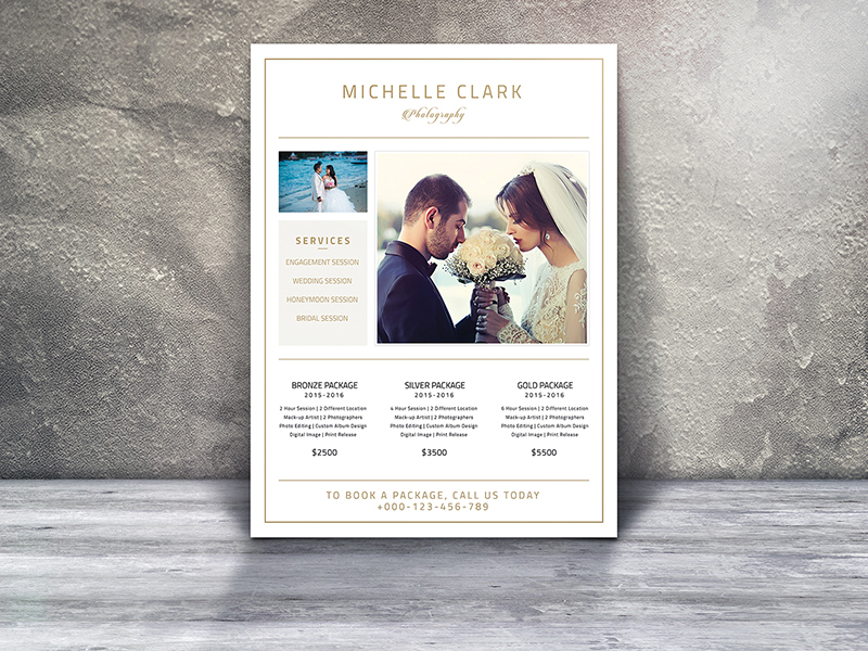 3 Page Photography Flyer by S.M. Mahmudur Rahman on Dribbble