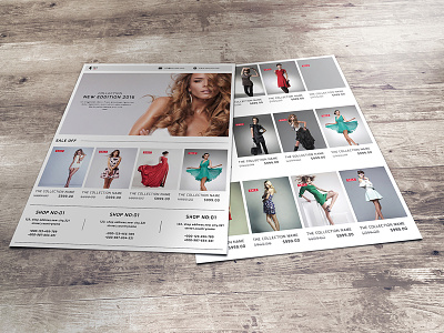 Fashion Promotional Flyer ad flyer elements fashion fashion flyer flyer flyer advertisement photoshop price list pricing guide printable editable product product promotional