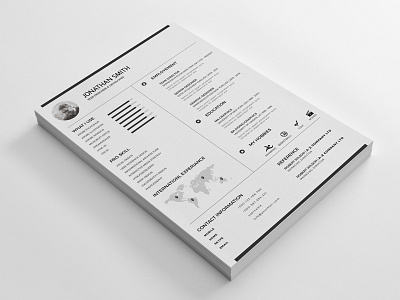 Minimal Resume/CV