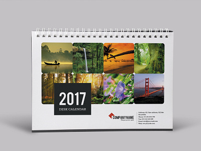 Desk Calendar for 2017