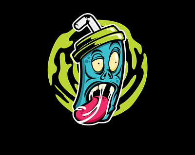 zombie bottle apparel apparel design apparel logo artwork badgedesign brandidentity branding clothing clothing brand clothing design design illustration logos merchandise screenprint tshirtdesign vector zombie zombies