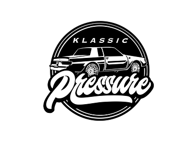 KLASSIC PRESURE apparel design automotive automotive design automotive logo clothing design illustration lettering design lettering logo logo club logo design logo design branding logo type merchandise sticker design tshirtdesign