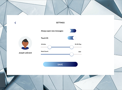 Privacy Setting UI adobe xd dailyui mockup prototype sketchapp ui ux ux ui ux ui designer ux ui mockup