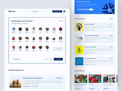 Zealoo - Live events and Communities