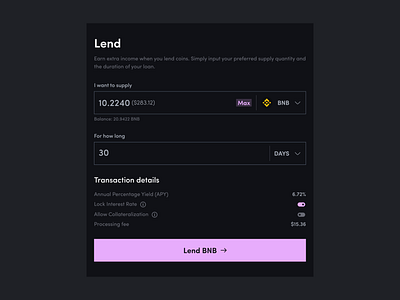 Lending app