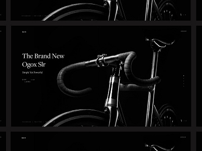 Bike Shop eCommerce Website sneak peak bike dark design eccomerce landing minimal responsive ui ux web velo