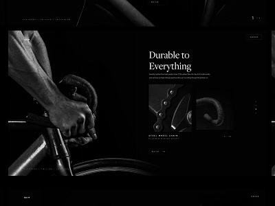 Bike eCommerce - Landing Card dark design eccomerce landing minimal responsive shop ui ux web