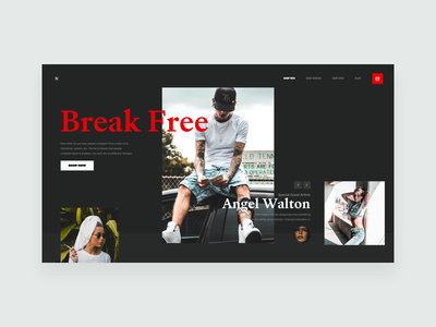 ZX Lifestyle - Magazine / Blog Webpage Concept
