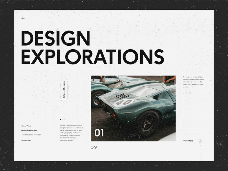 Unick Co - 2018 Projects Showcase - Landing Explorations clean design ecommerce fresh header interface landing marketing minimal page pallete podcast product responsive simple typography ui ux web design website