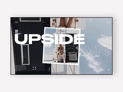 Upside Down - Category Page Header clean header landing marketing minimal pallete product responsive ui ux web design website