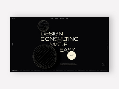 Unick Co - Consulting agency design grid homepage landing landing page marketing portfolio studio typography ui ux web website