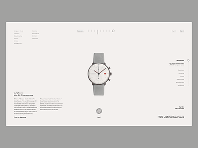 Watch Ecommerce Site - Product Page clean design ecommerce ecommerce design ecommerce shop minimal product page shopify typogaphy ui ux web design