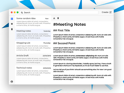 Cloud Rapidity - A note taking app