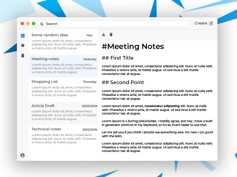 Cloud Rapidity - A note taking app by Johann Savalle ...