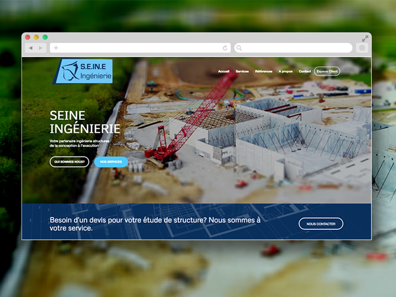 Landing Page for Civil Engineering Consultancy branding design ui construction realestate engineering consultancy landingpage webdesign website