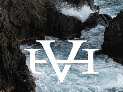 VH Monogram branding designer designer logo designs desing graphic icon idendity illustration mail mailbox metalic post premadelogo typography vector