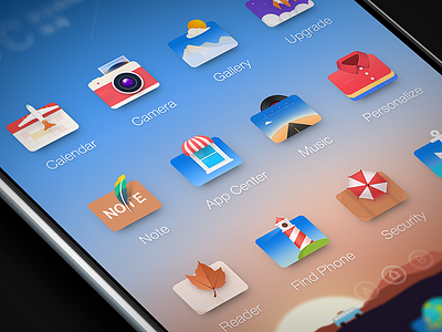 Icon For Meizu app calender camera center gallery icon music note personalize reader theme travel