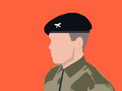 Gurkha Soldier gimp illustration