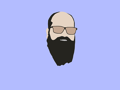 urban beard gimp illustration