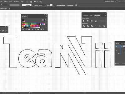 Teamvii Soon branding design illustration logo shabayekdes teamvii vector