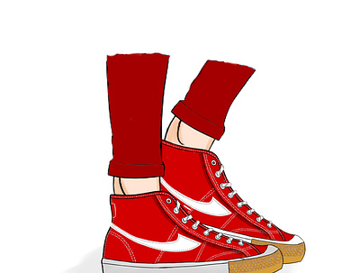 compas red white Sneakers balenciaga branding converse design illustration pop art shoe shoes sketch sneaker sneakerhead sneakers vector