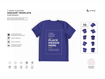 Tshirt Clothing Mockup Template Bundle 3d apparel blank clothes clothing fabric fashion front mock up mockup object outfit shirt t shirt tanktop template textile top tshirt wear