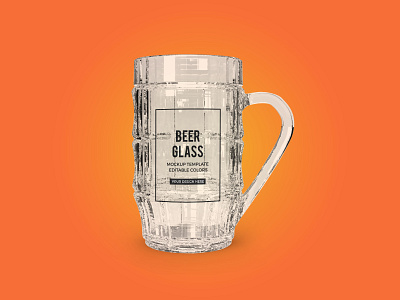Beer Glass Free Mockup Template