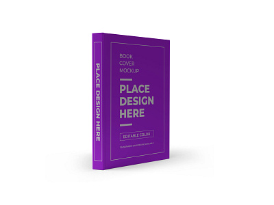 Book Cover Free Mockup Template 3d book branding cover design download free freebie illustration isolated mock up mockup product stationery template