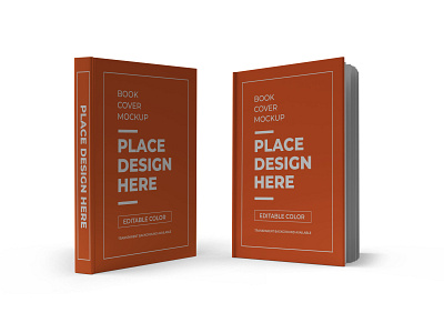 Book Cover Free Mockup Template Vol 3