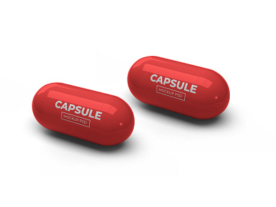 Capsule Pill Free Mockup Template Vol 2 drugs