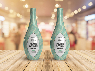 Ceramic Vase Free Mockup Template Vol 2