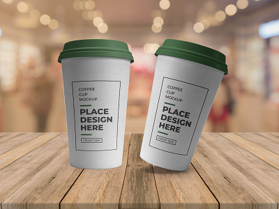 Coffee Cup Free Mockup Template Vol 2 3d beverage branding coffe cup coffee container design illustration isolated logo mockup template ui