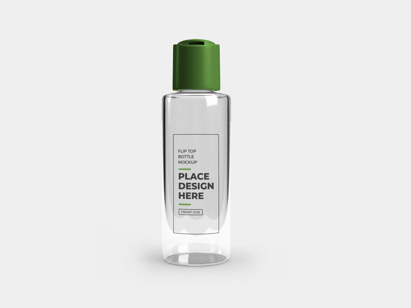 Flip Top Bottle Free Mockup Template by Dendy on Dribbble