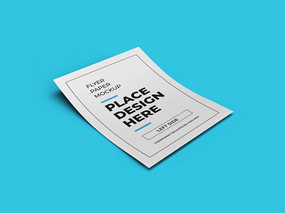 Flyer A4 Free Mockup Template