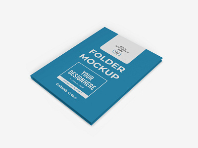 Folder Free Mockup Template stationery