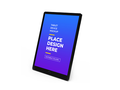 Apple iPad Tablet Free Mockup Template touchscreen