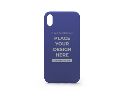 Smartphone Case Free Mockup Template screen protector