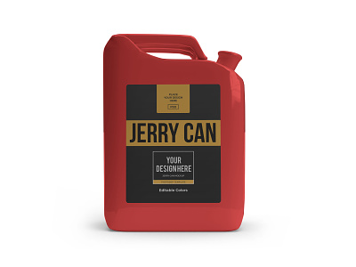 Jerry Can Free Mockup Template jerry can mockup