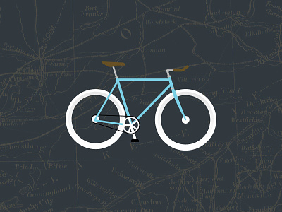Azure bike download fixie free freebie illustration wallpaper