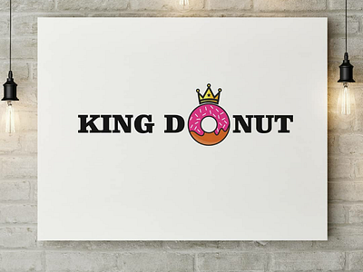 King Donut logo brand graphic