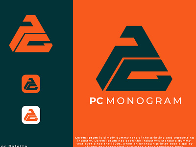 PC Monogram logo Idea