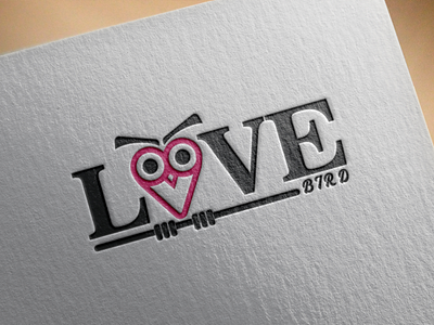 Love Bird logo logobrand branding