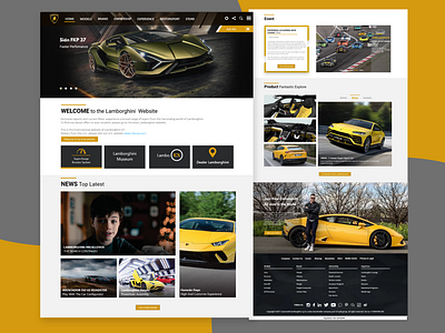 LAMBORGHINI Website by Anjasmara Dwi S 2x