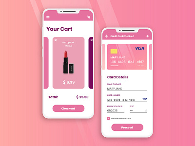 Daily UI 002 - Credit Card Checkout