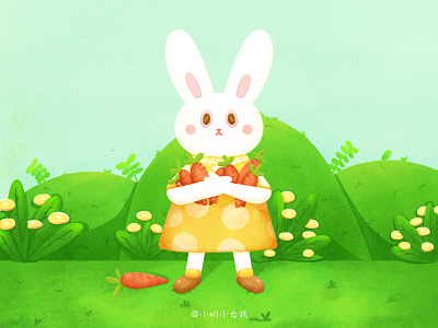 rabbit design illustraion rabbit
