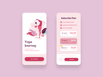 DailyUI | Subscribe app design illustration ui ux ui design