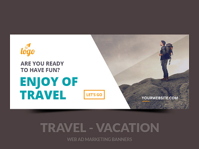 Travelbanner marketing banners travel vacation banners web ad banner web marketing website banners