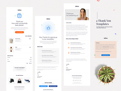 Thank you Pages - Email Template